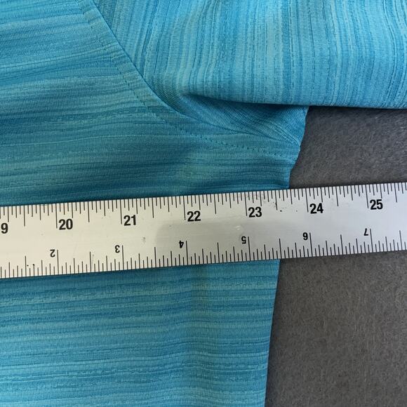 FILA Sport Golf Polo Mens XL Blue Striped Athletic Fit Sportswear Casual Golfing - Picture 4 of 7